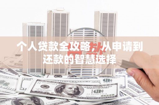 东明个人贷款全攻略，从申请到还款的智慧选择