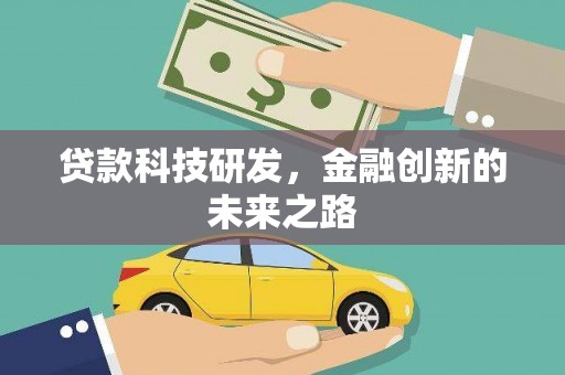 石龙贷款科技研发，金融创新的未来之路