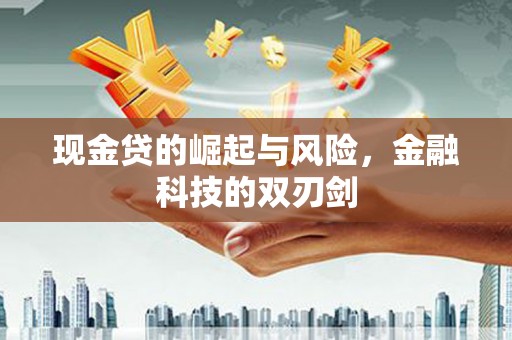 江永现金贷的崛起与风险，金融科技的双刃剑