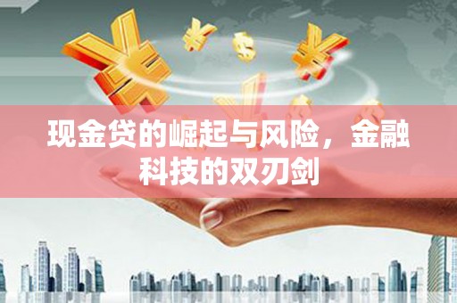 洪江现金贷的崛起与风险，金融科技的双刃剑