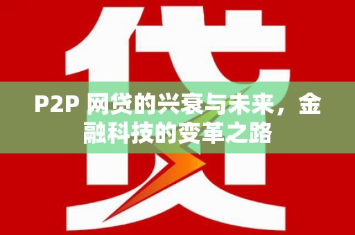 漠河P2P 网贷的兴衰与未来，金融科技的变革之路