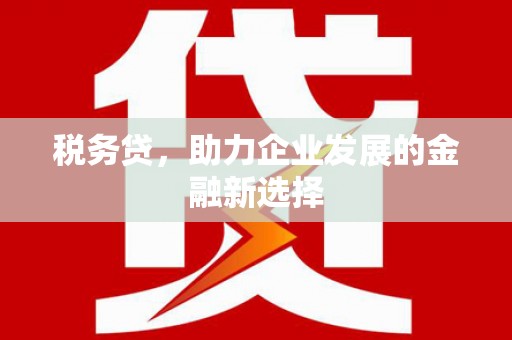 韩城税务贷，助力企业发展的金融新选择