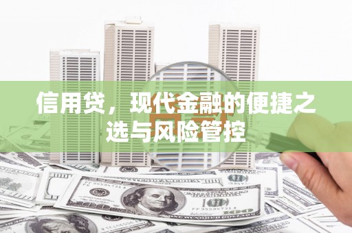 齐齐哈尔信用贷，现代金融的便捷之选与风险管控