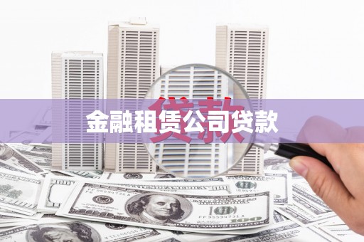 宁武金融租赁公司贷款