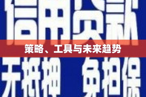巧家策略、工具与未来趋势